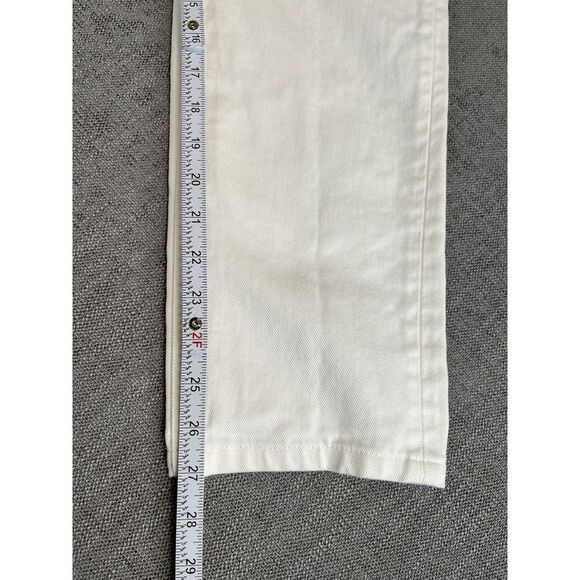 Aime Leon Dore Jeans Mens Straight Fit Denim Natural Ivory Button Fly Sz-32x27 - Picture 5 of 12